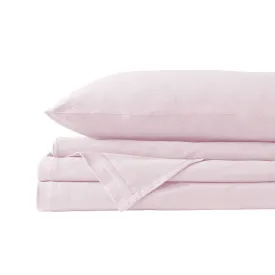 100% Jersey Cotton Quilt Cover Set | Ultra Soft Bedding | Luxurious | King | Pink Marle