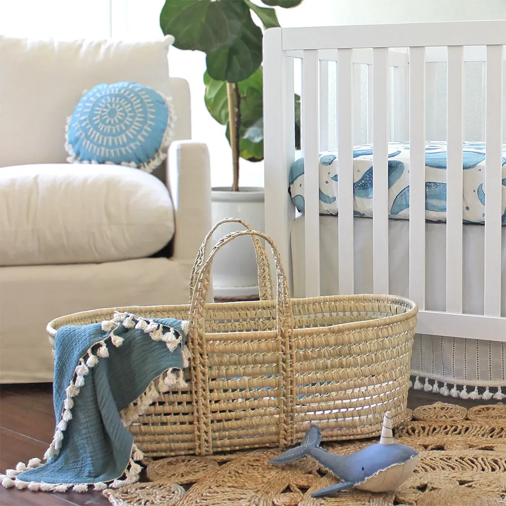 Crane Baby 6 Layer Muslin Blanket - Riverstone