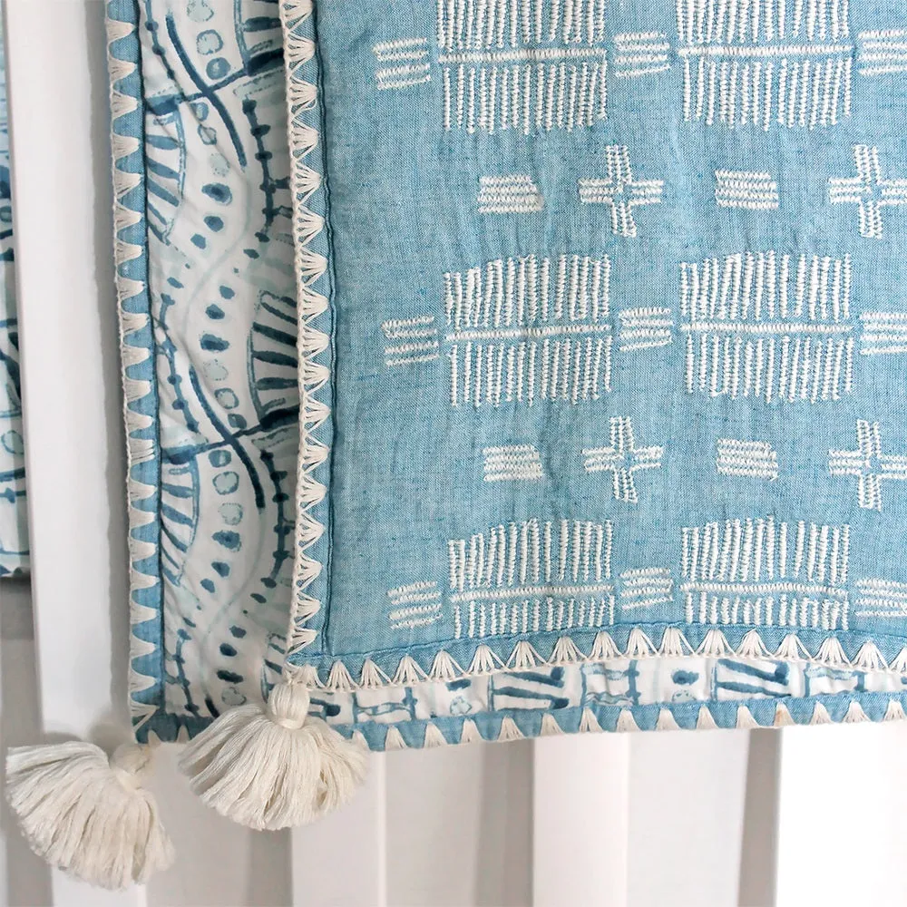 Crane Baby Caspian Collection Quilted Blanket