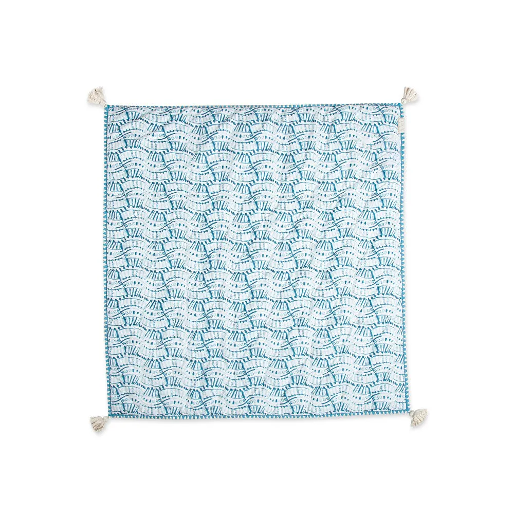 Crane Baby Caspian Collection Quilted Blanket