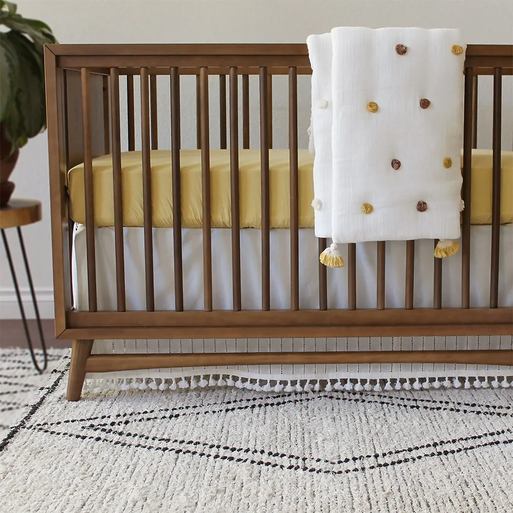 Crane Baby Kendi Collection Pom Pom Blanket