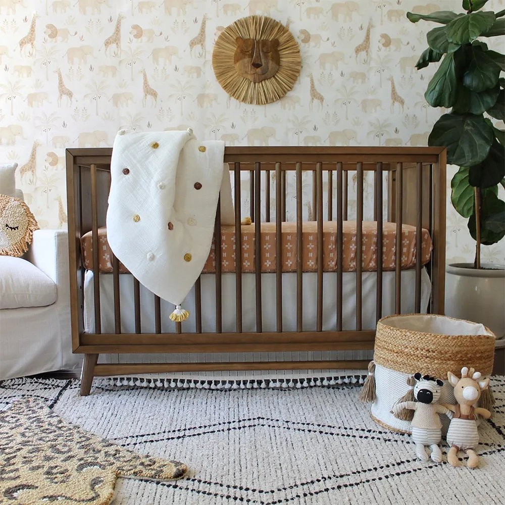 Crane Baby Kendi Collection Pom Pom Blanket