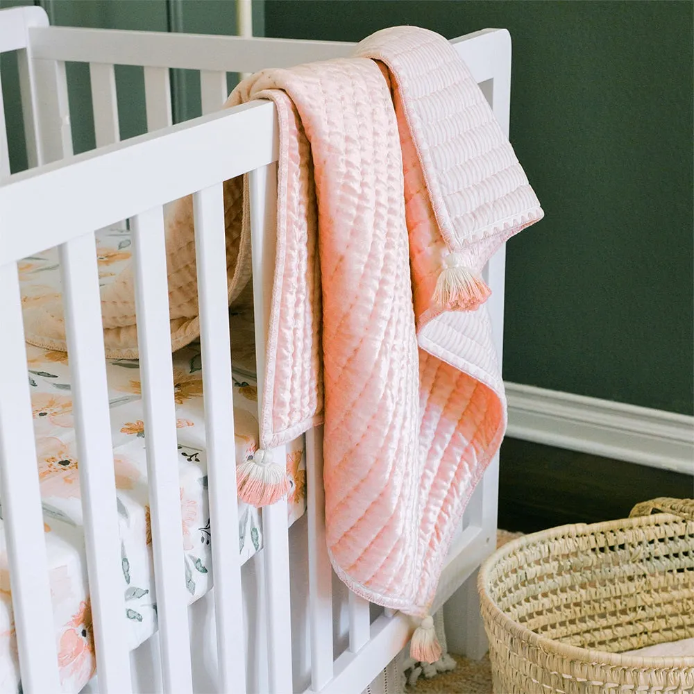 Crane Baby Parker Collection Quilted Blanket