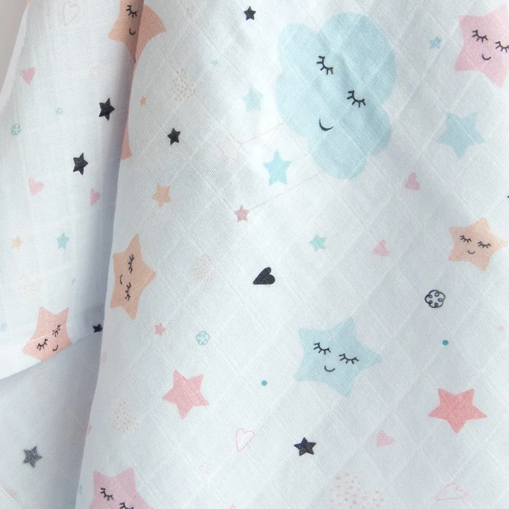 In The Sky - Reversible Muslin Blanket