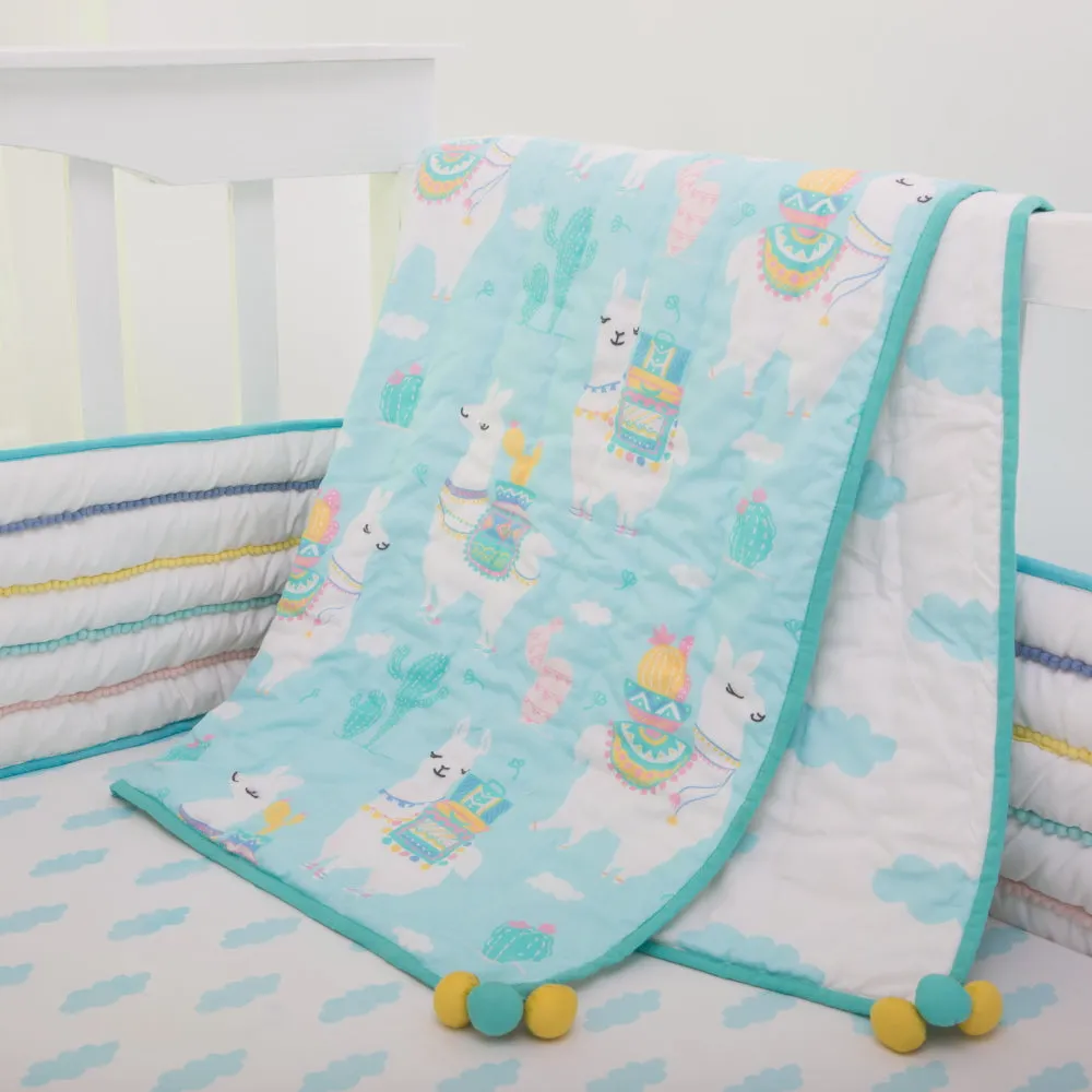 Llama Love Organic Complete Bedding Set (with Bumper)