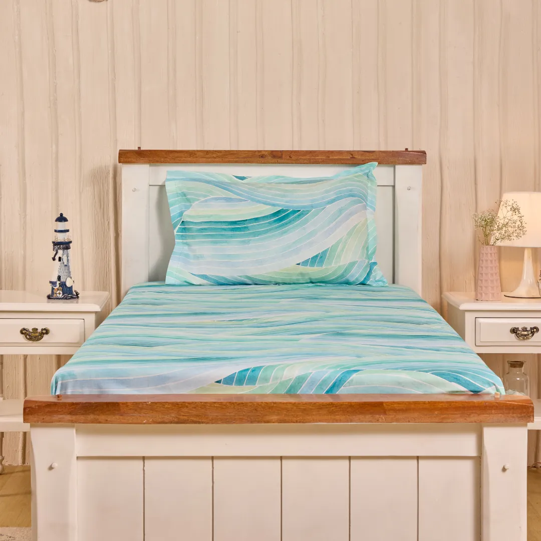 Mariitime Magic Cord Print  Single / Double/ King Bed Sheet Set