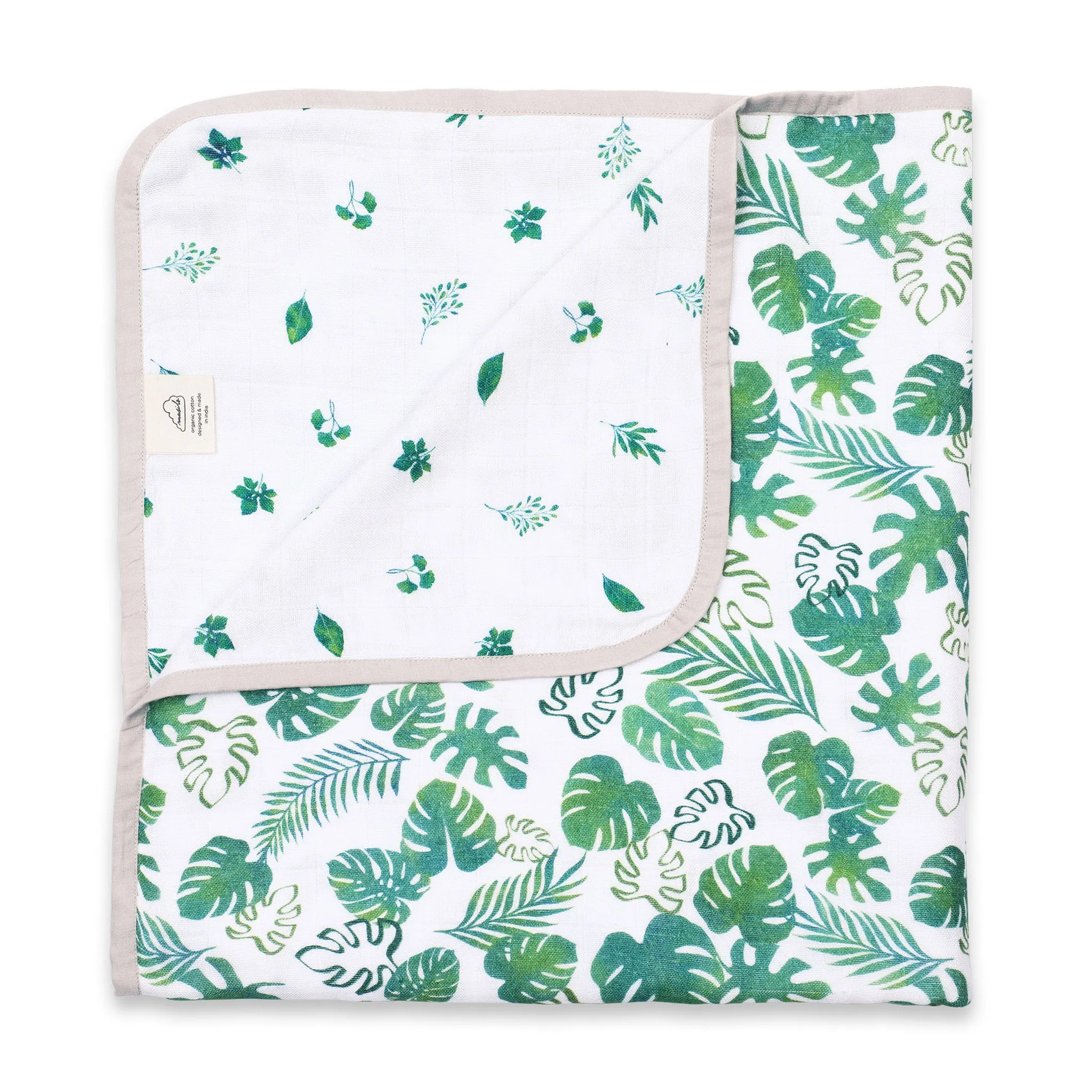 Masilo Bamboo Muslin Blanket - Tropical Vibes Only