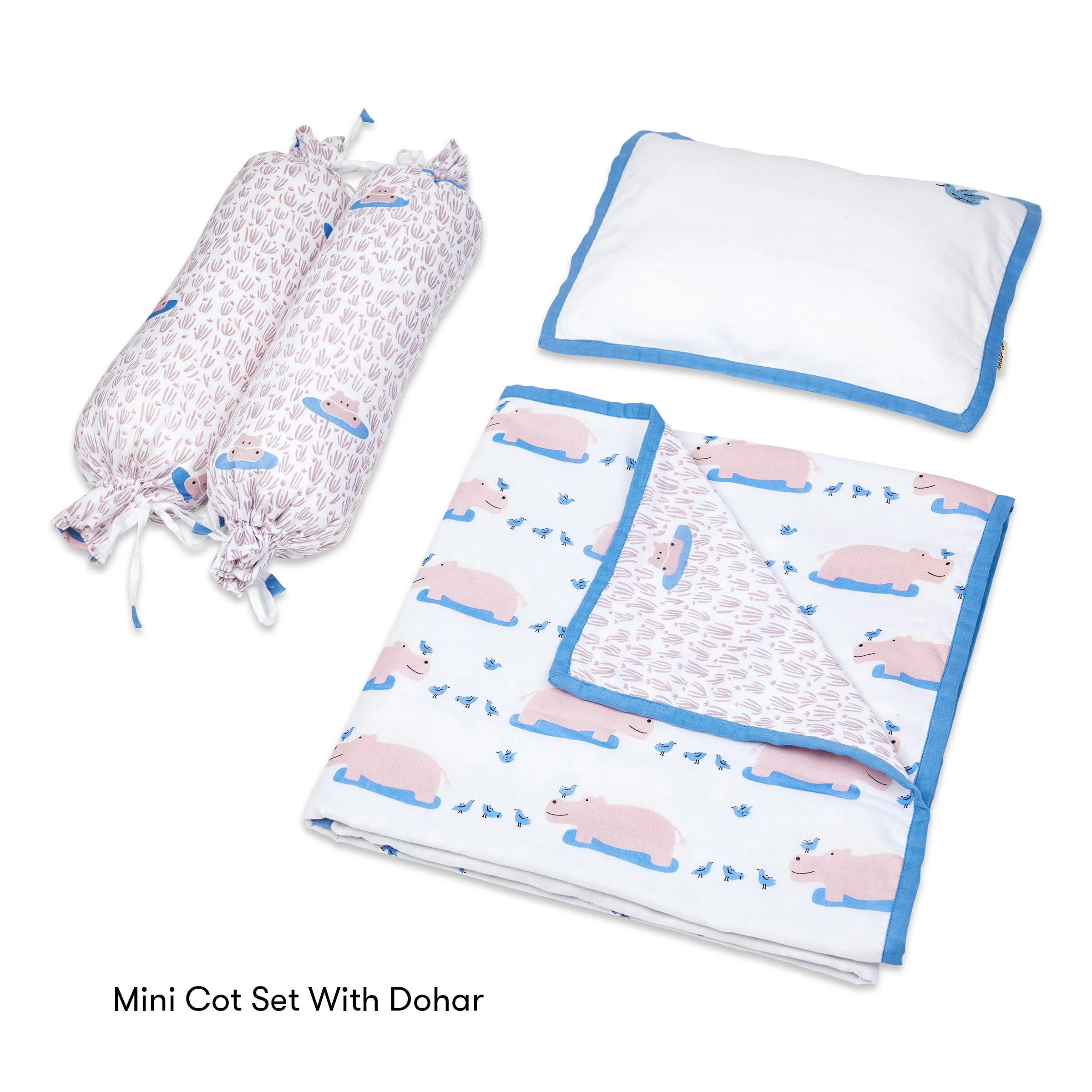 Masilo Mini Cot Set – Happy As A Hippo