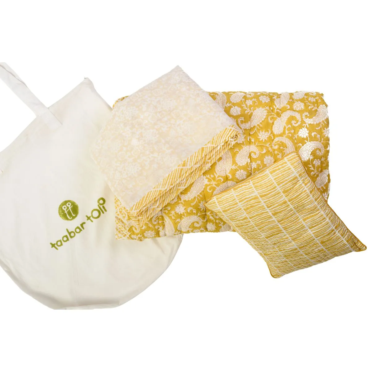 Paisley Bricks Baby Quilt Set