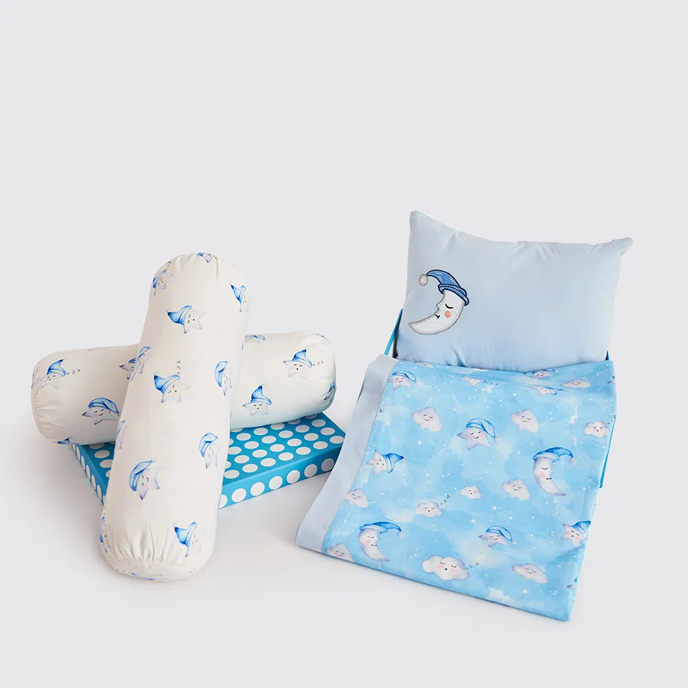 "Night Night" Crib Gift Set (Celestial-Blue)