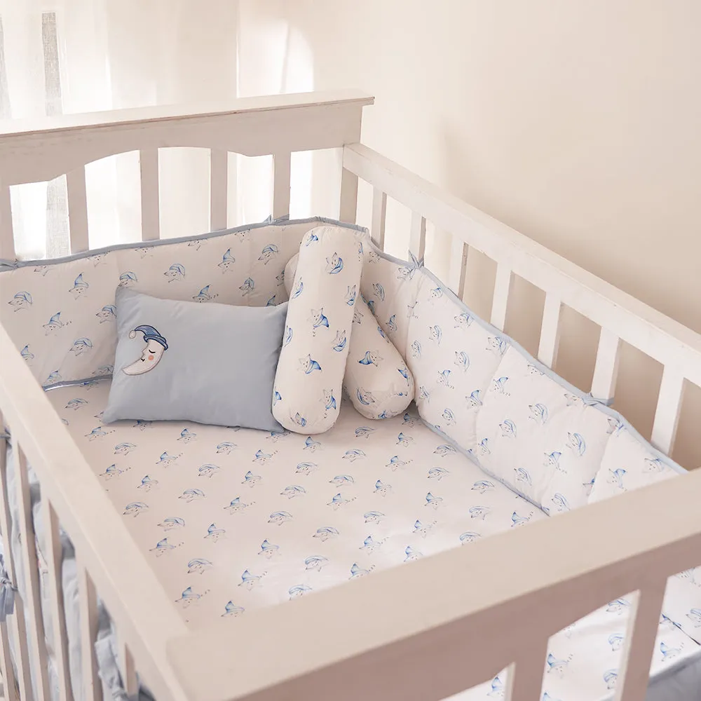 "Night Night" Crib Gift Set (Celestial-Blue)