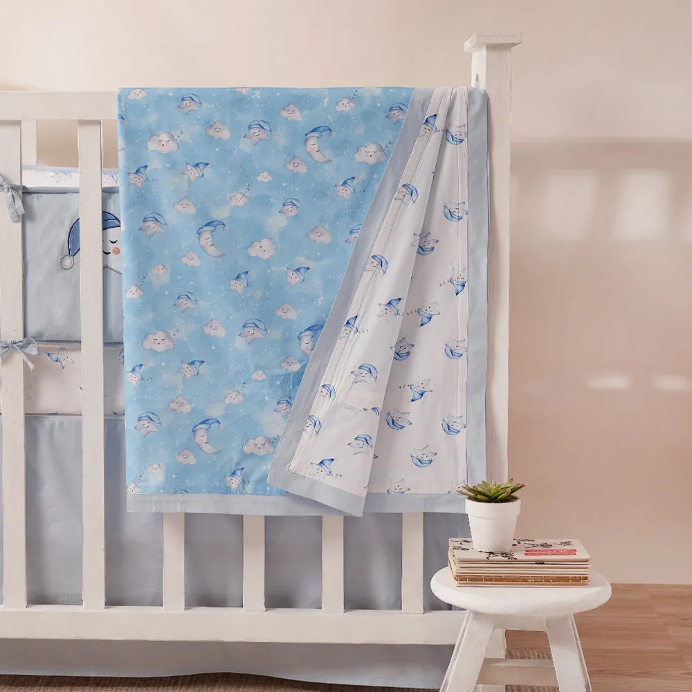 "Night Night" Crib Gift Set (Celestial-Blue)
