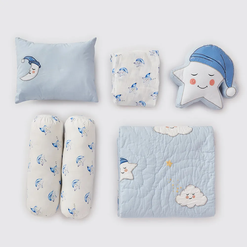 "Rockabye Baby" Crib Gift Hamper (Celestial-Blue)