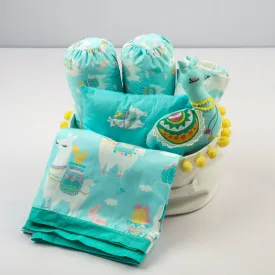 "Rockabye Baby" Organic Crib Gift Hamper (Llama Love)