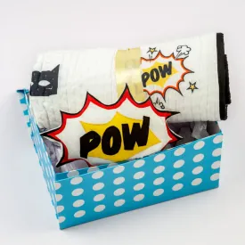 "Snuggle Time" Organic Crib Gift Set (Superhero)