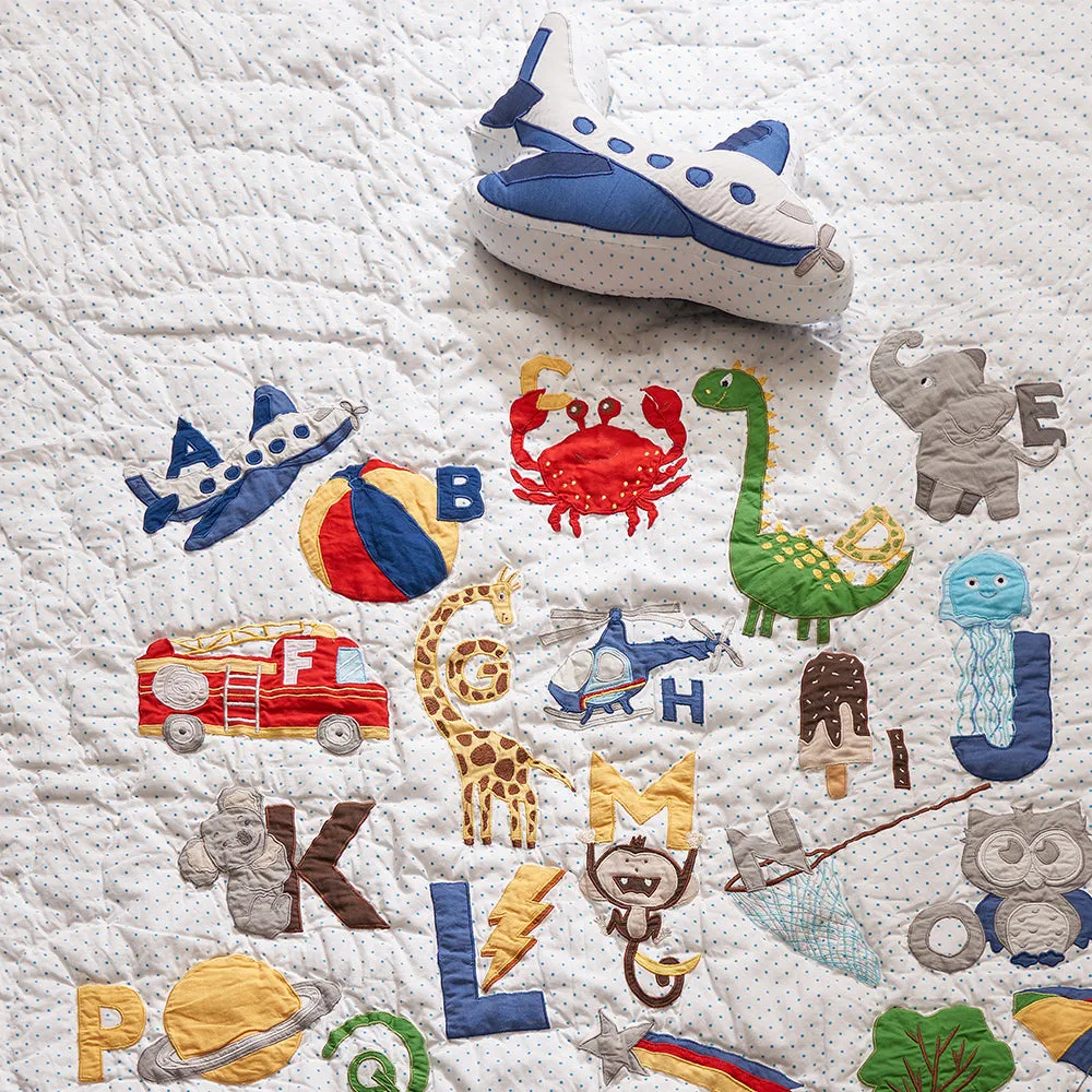 Rockabye Baby Crib Gift Hamper (Alphabets Blue)