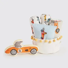 Rockabye Baby Crib Gift Hamper (racing cars)
