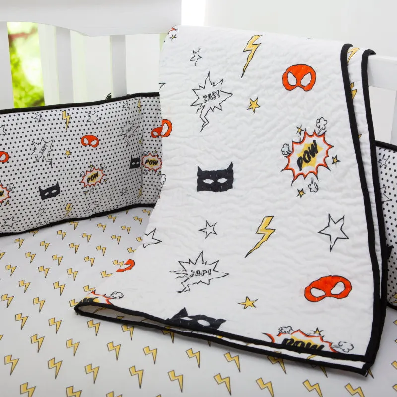 Superhero Organic Complete Bedding Set (with Bumper)